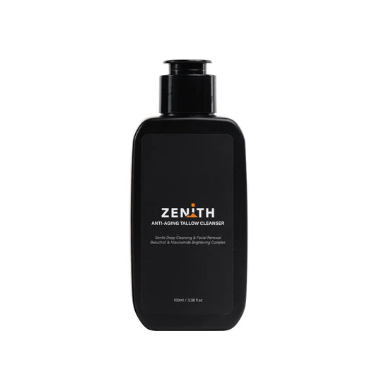 Zenith Anti-Aging Tallow Cleanser bottle on a white background