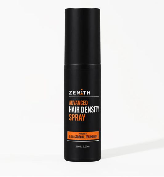 Zenith Advanced Hair Density Spray bottle on a white background