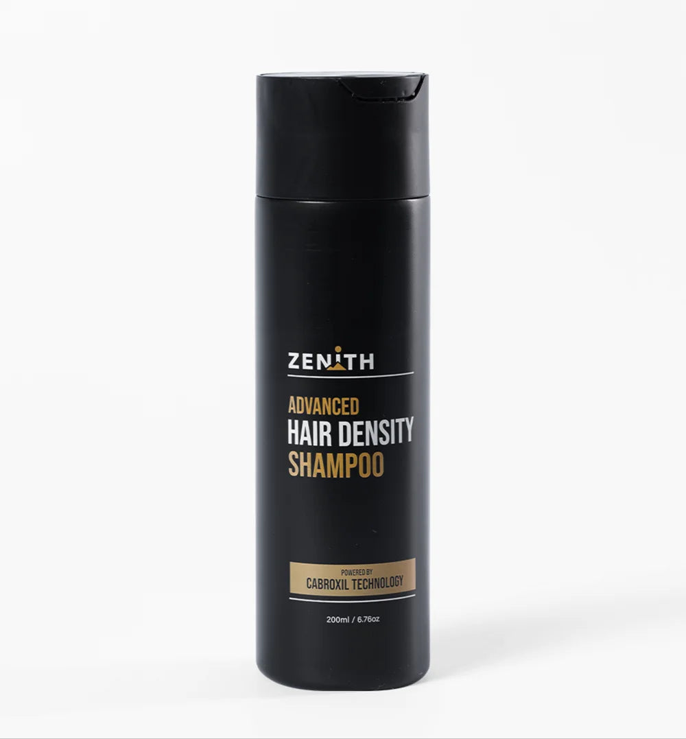 Zenith Advanced Hair Density Shampoo bottle on a white background