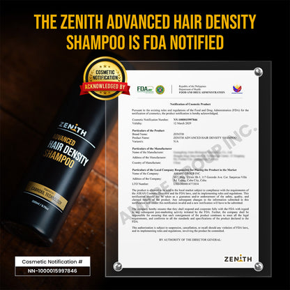 Zenith Advanced Hair Density Shampoo